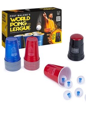 Post Malone World Pong League Beer Drinking Game